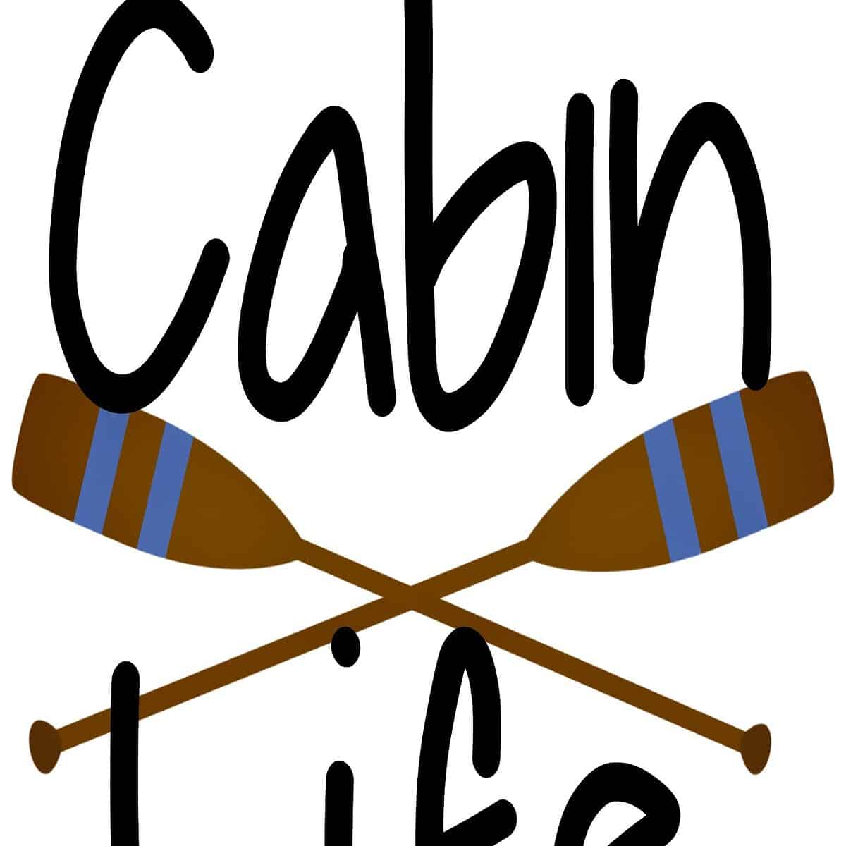 Cabin life Kitchen Towel image 0