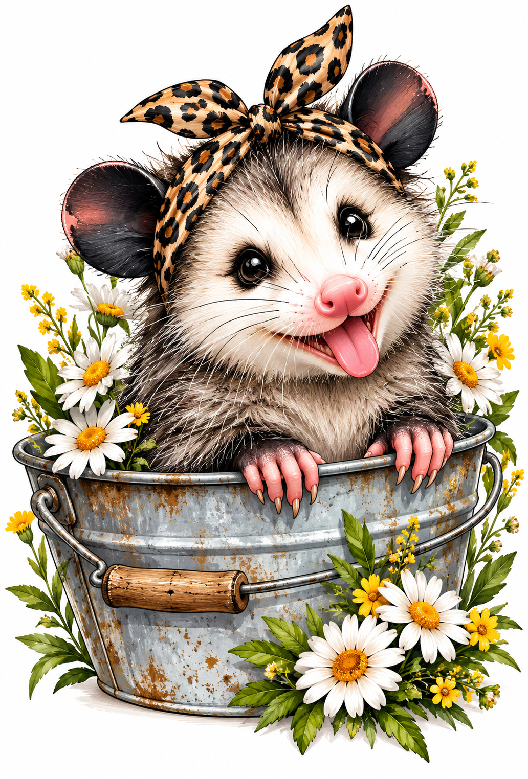 Sassy Possum Kitchen Towel | Cute Animals