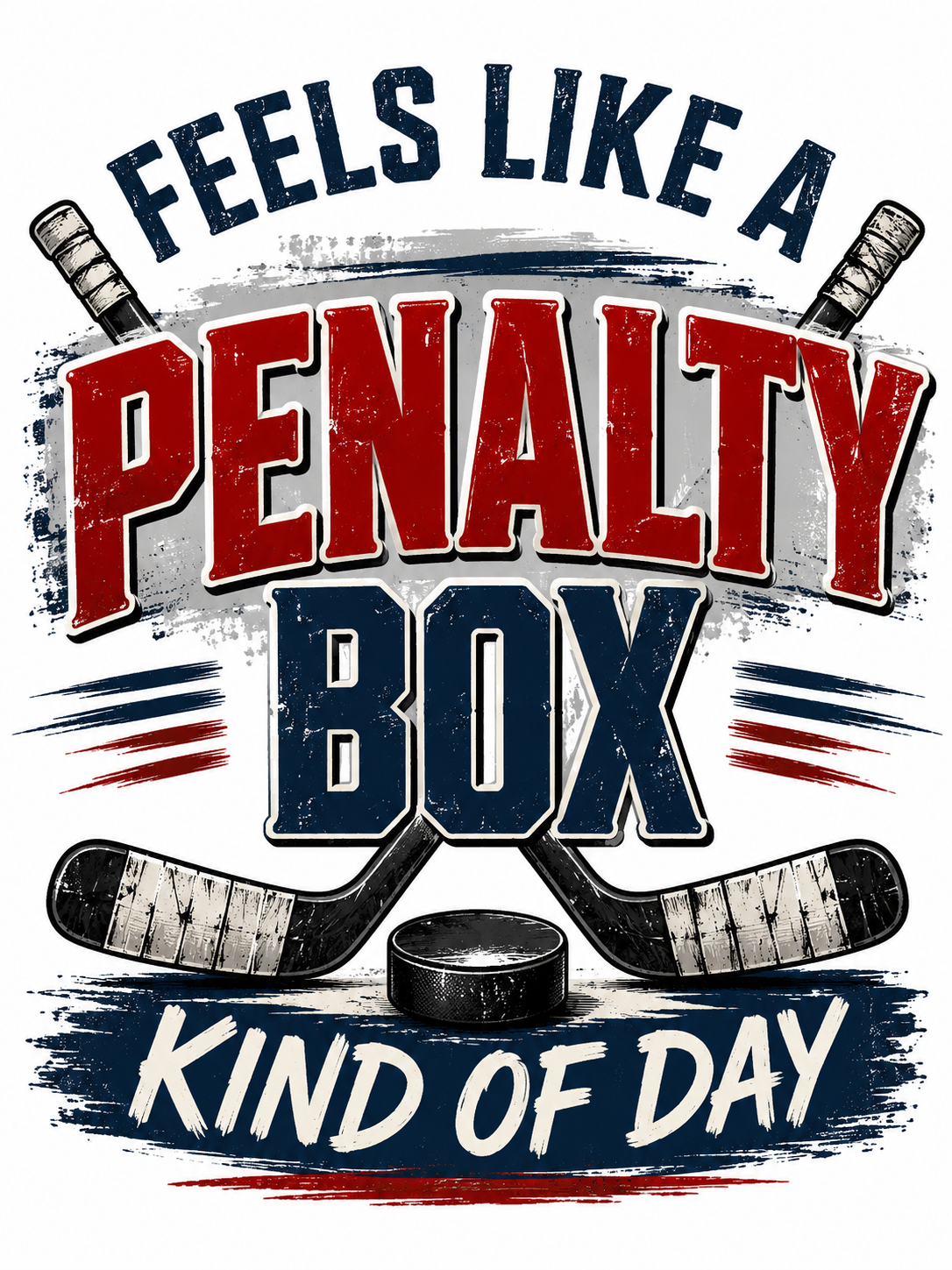 Feels Like a Penalty Box Kinda Day... Kitchen Towel | Sassy Hockey Fan Gift