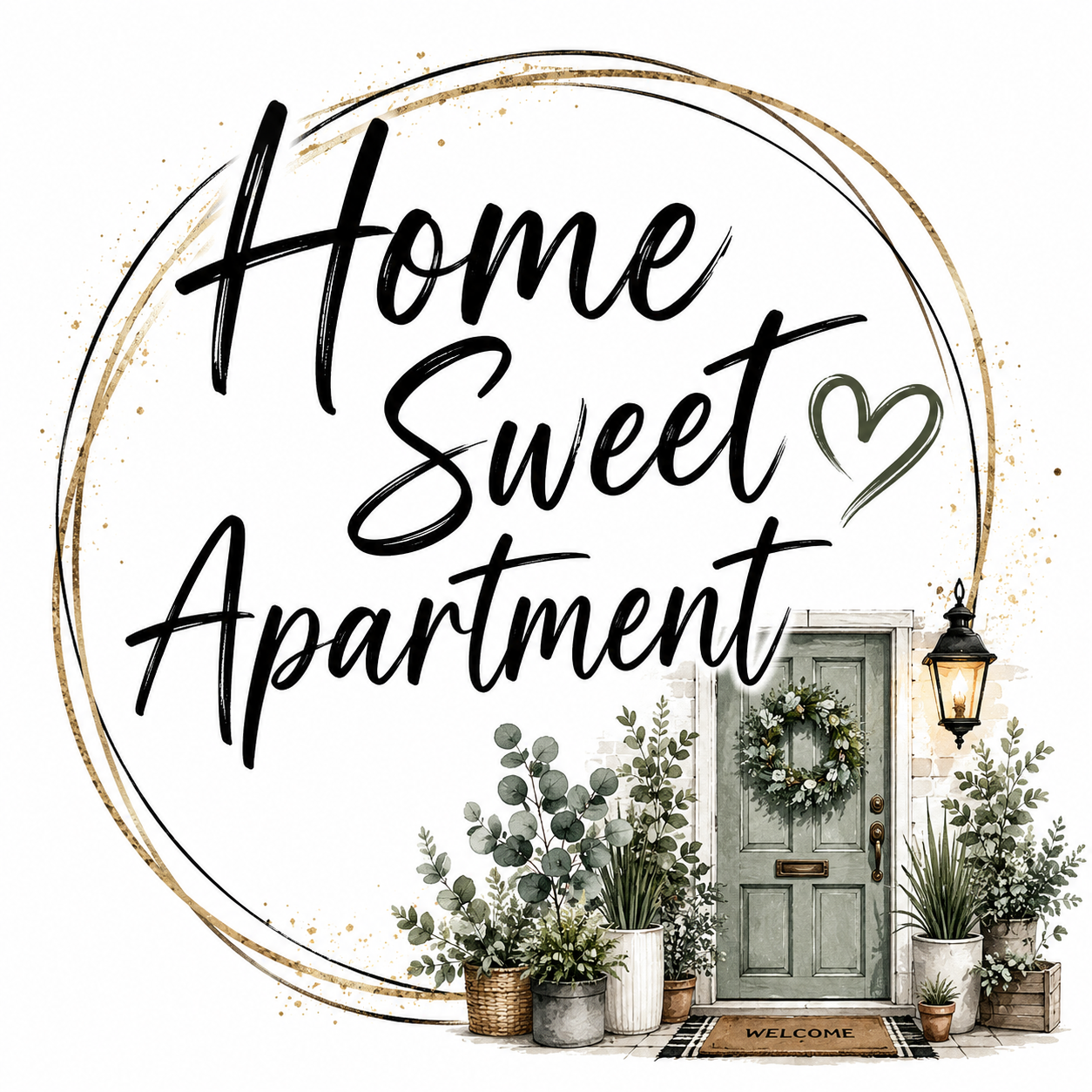 Home Sweet Apartment Kitchen Towel | Housewarming Gift