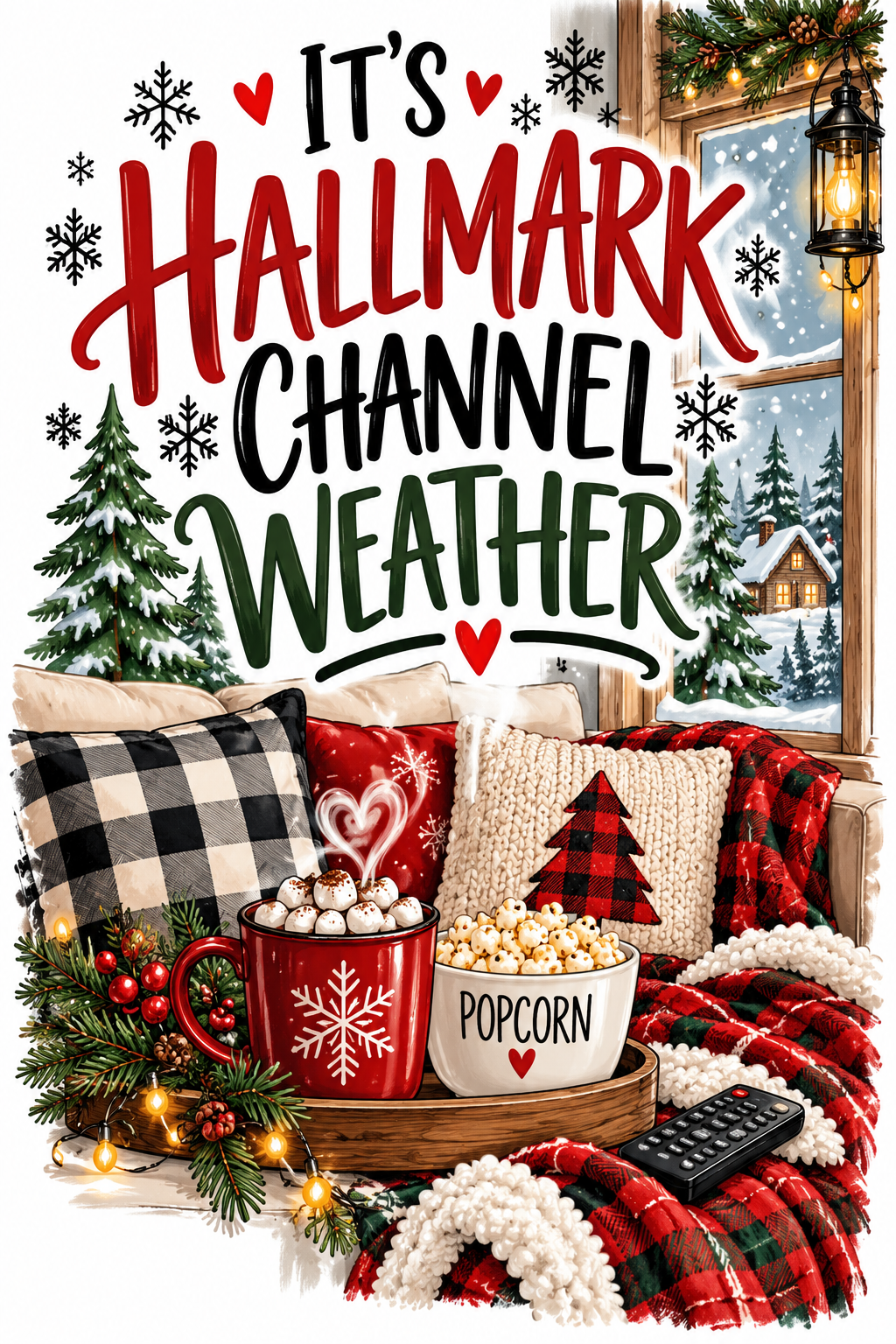 It's Hallmark Channel Weather Kitchen Towel | Christmas Decor