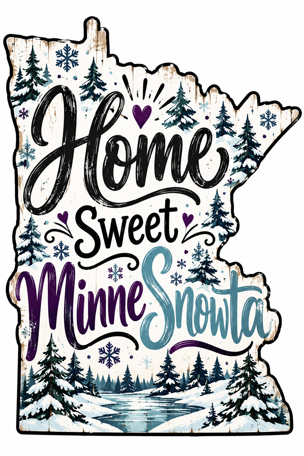 Home Sweet MinneSnowta Kitchen Towel | Minnesota Gift