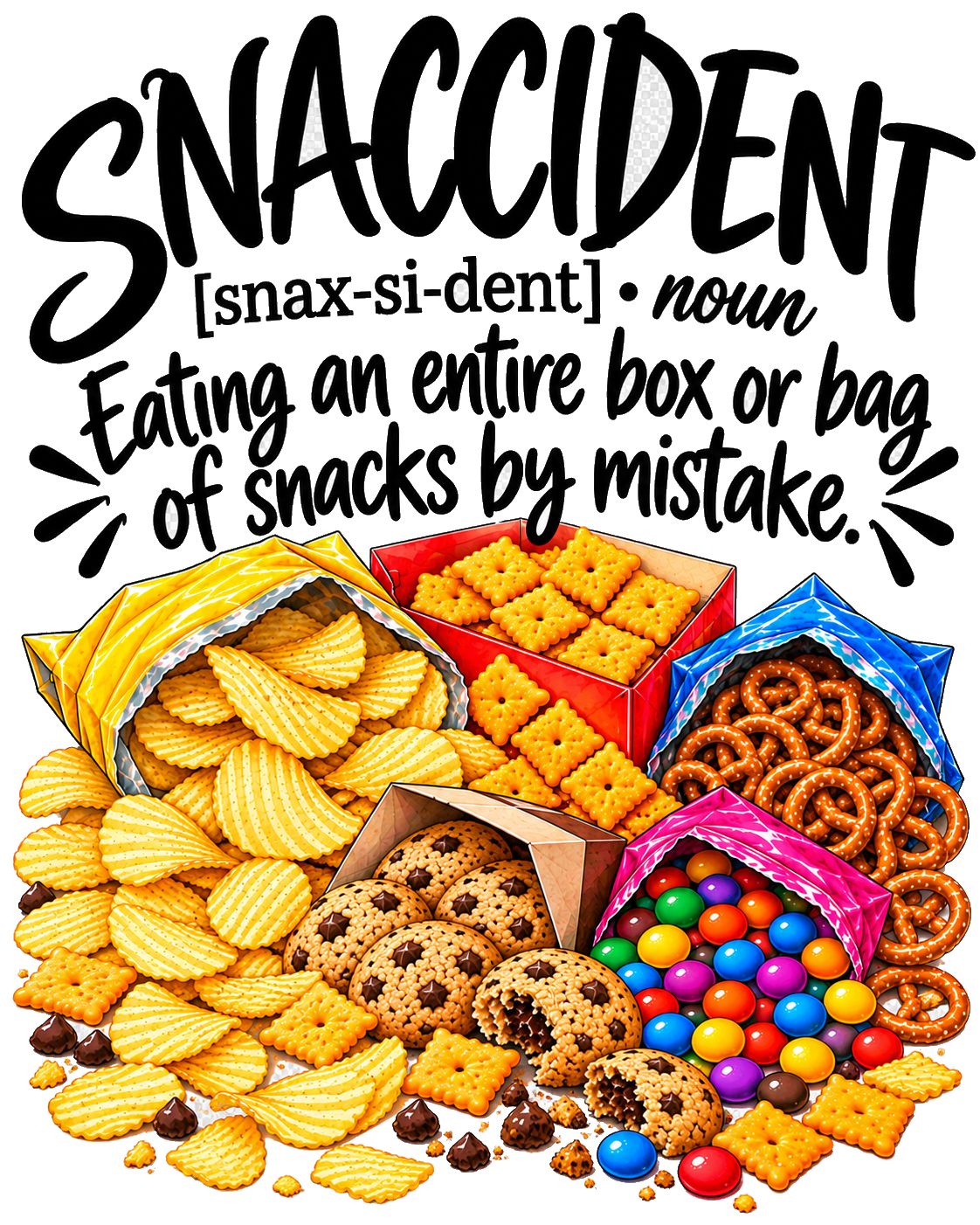 Snaccident Kitchen Towel | Funny Gift