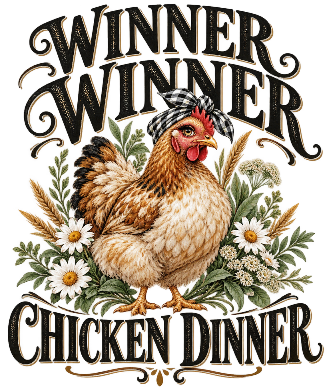 Winner Winner Chicken Dinner | Funny Chicken Towel