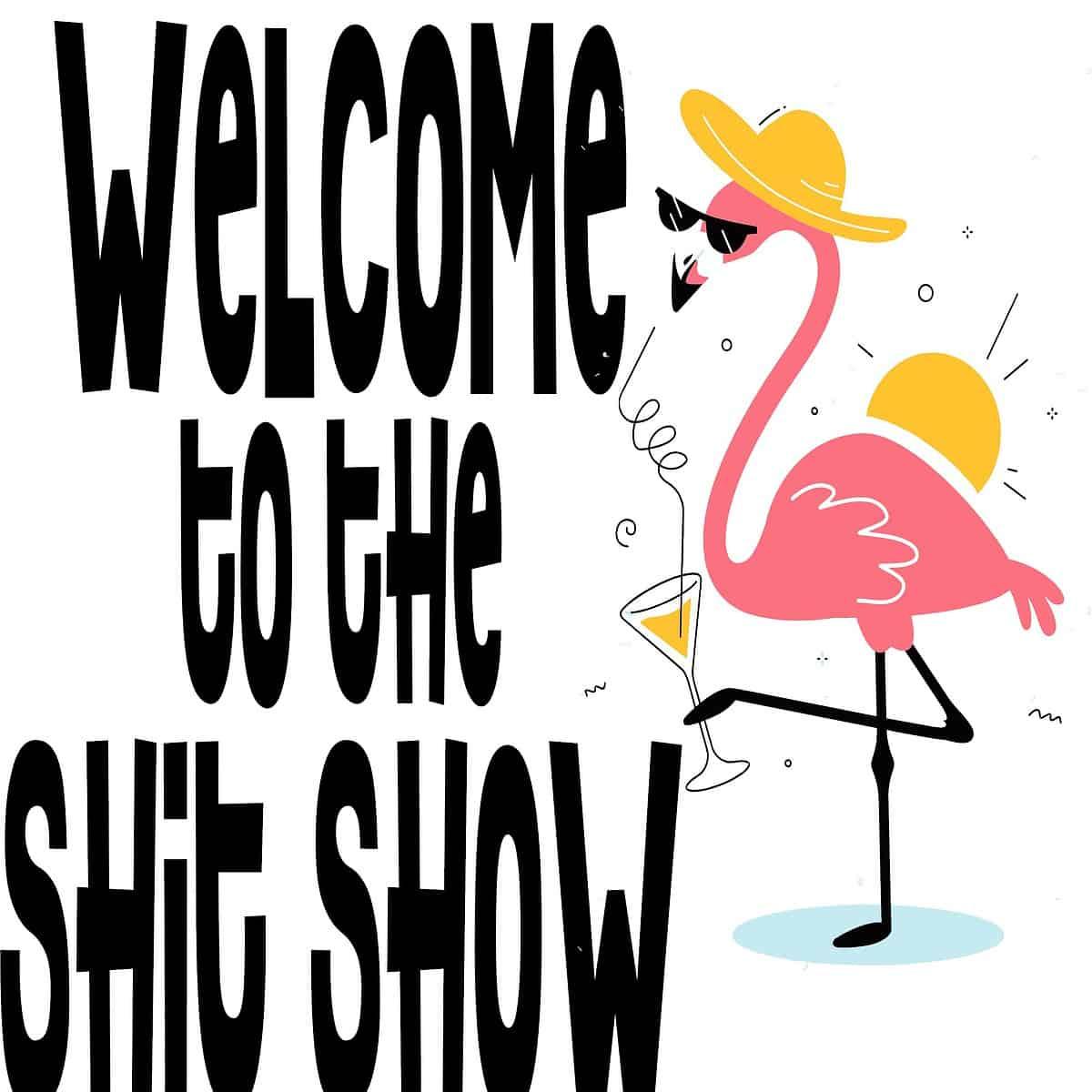 Welcome to the S%^t show Kitchen Towel image 0