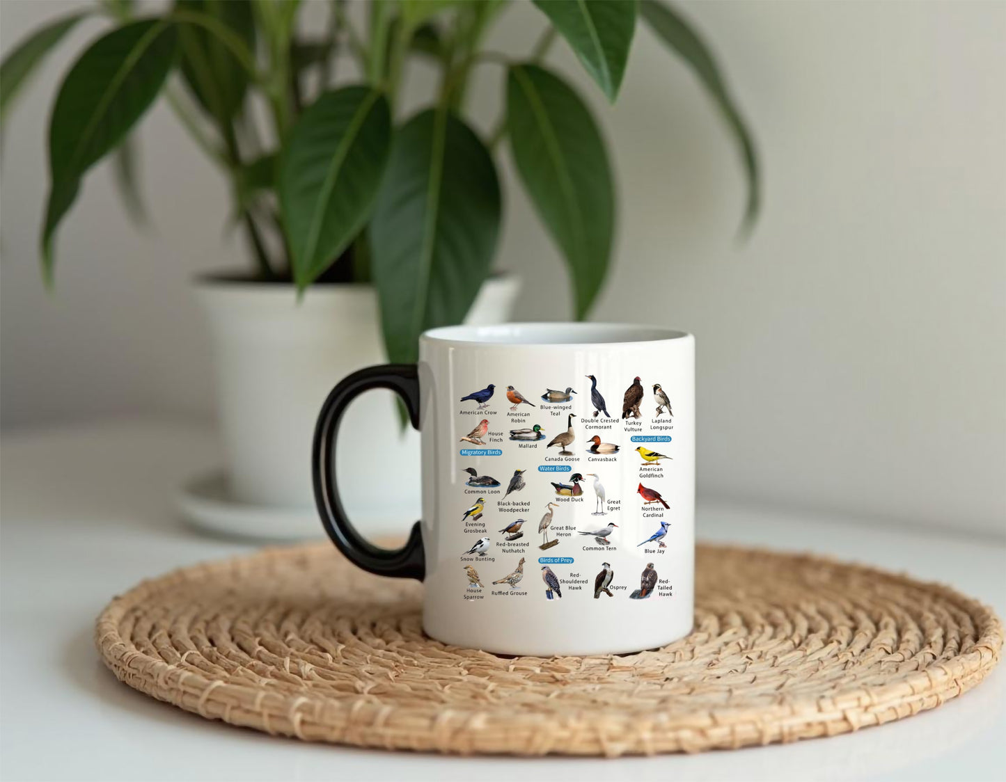 Birds of Minnesota 15oz Ceramic Mug | Minnesota Wildlife Gift | SassySotaGirl
