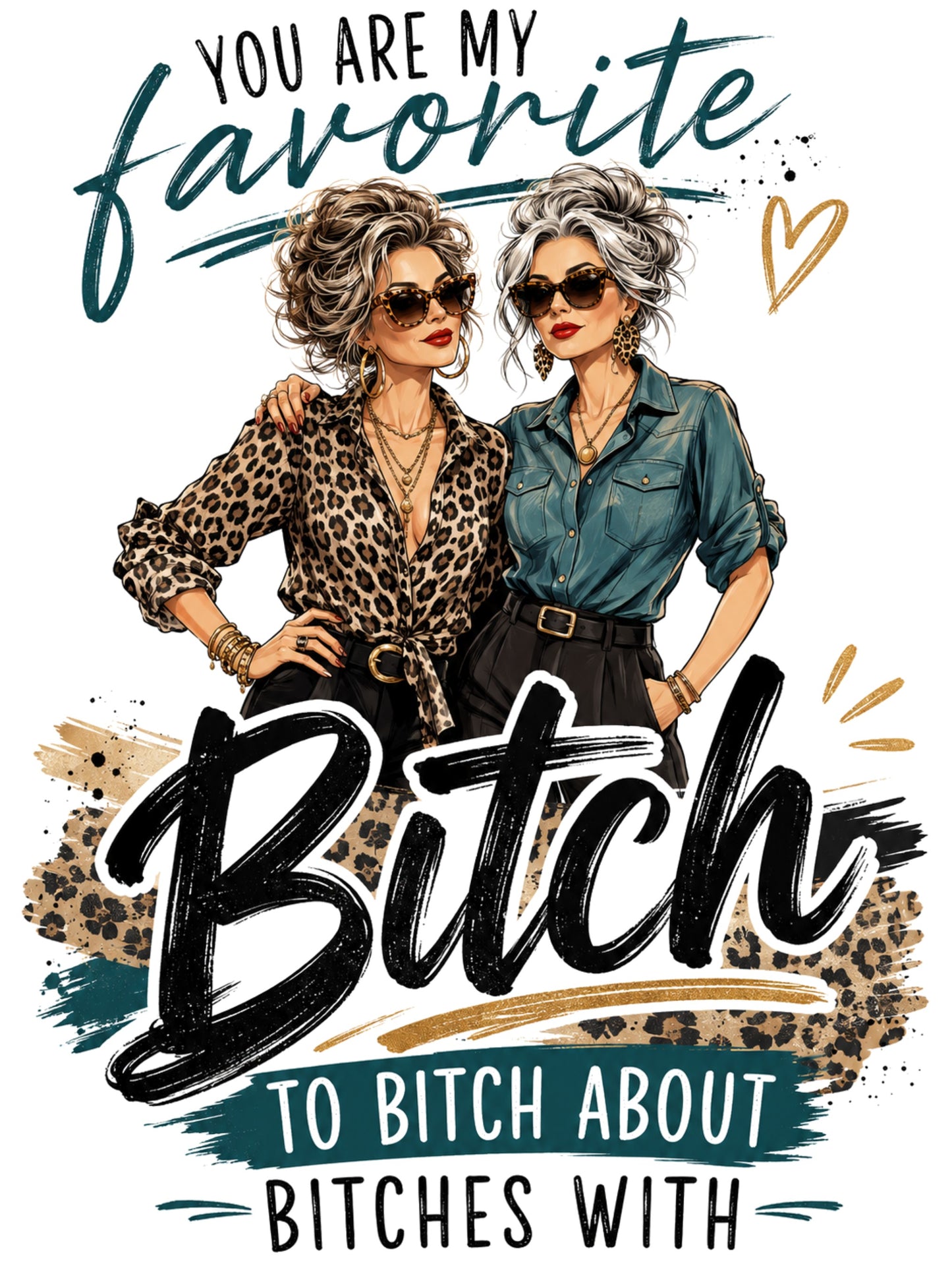You Are My Favorite Bitch To Bitch About Bitches With Funny Kitchen Towel | Best Friend Gift