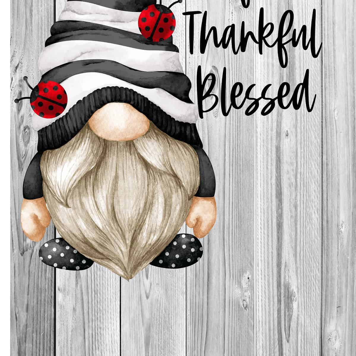 Grateful Blessed Garden Flag image 0