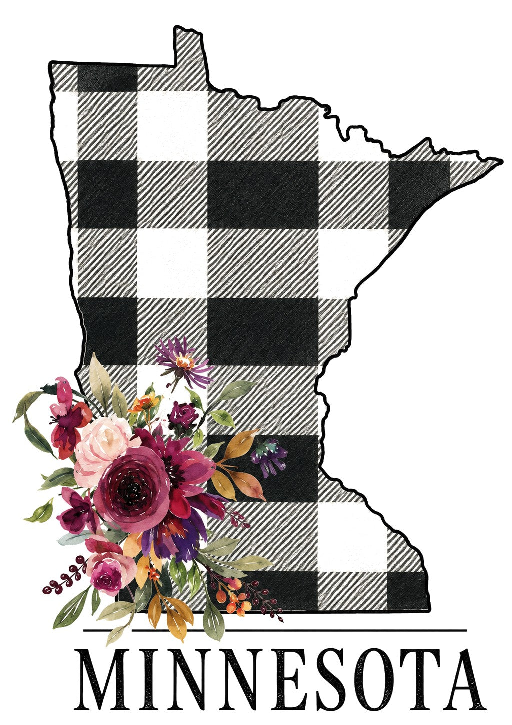 Minnesota Plaid Kitchen Towel | Minnesota Gift