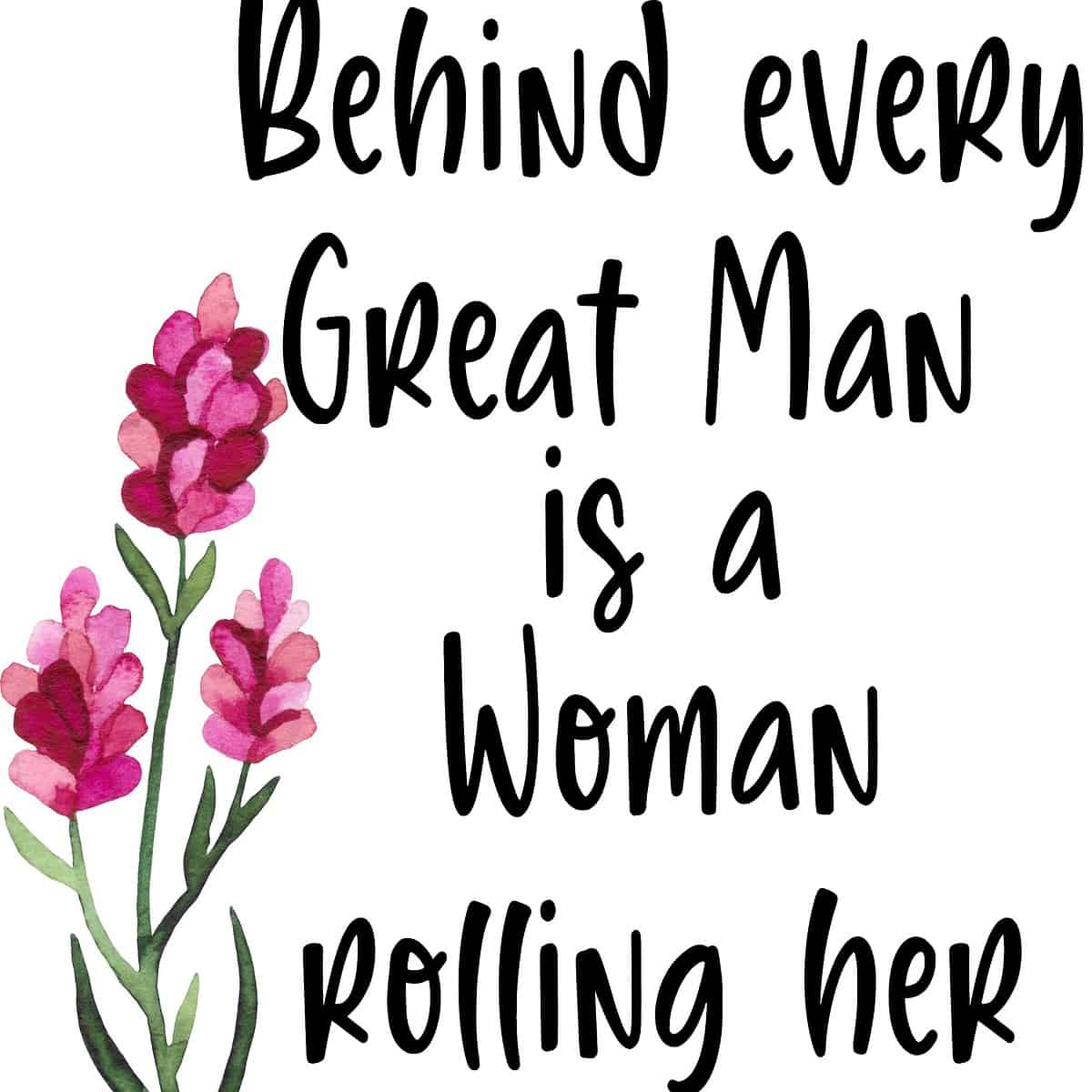 Behind every great Man Kitchen Towel image 0