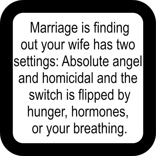 Marriage is Finding Coaster image 0