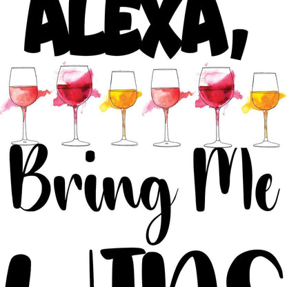 Alexa bring me wine Kitchen Towel image 0