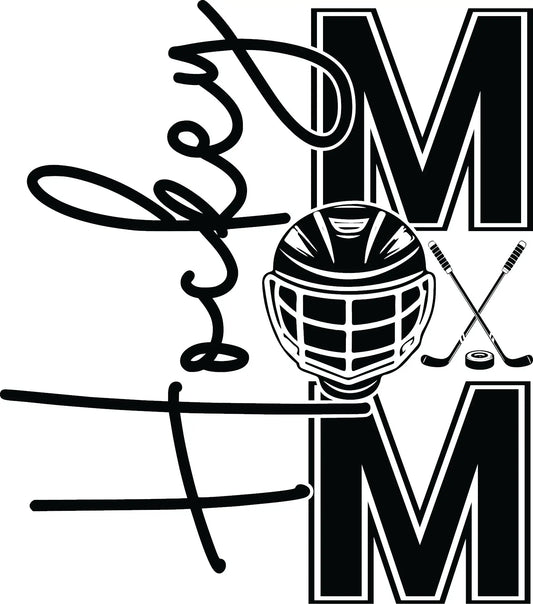 Hockey Mom Laser Engraved 20oz Coffle Style Tumbler image 1