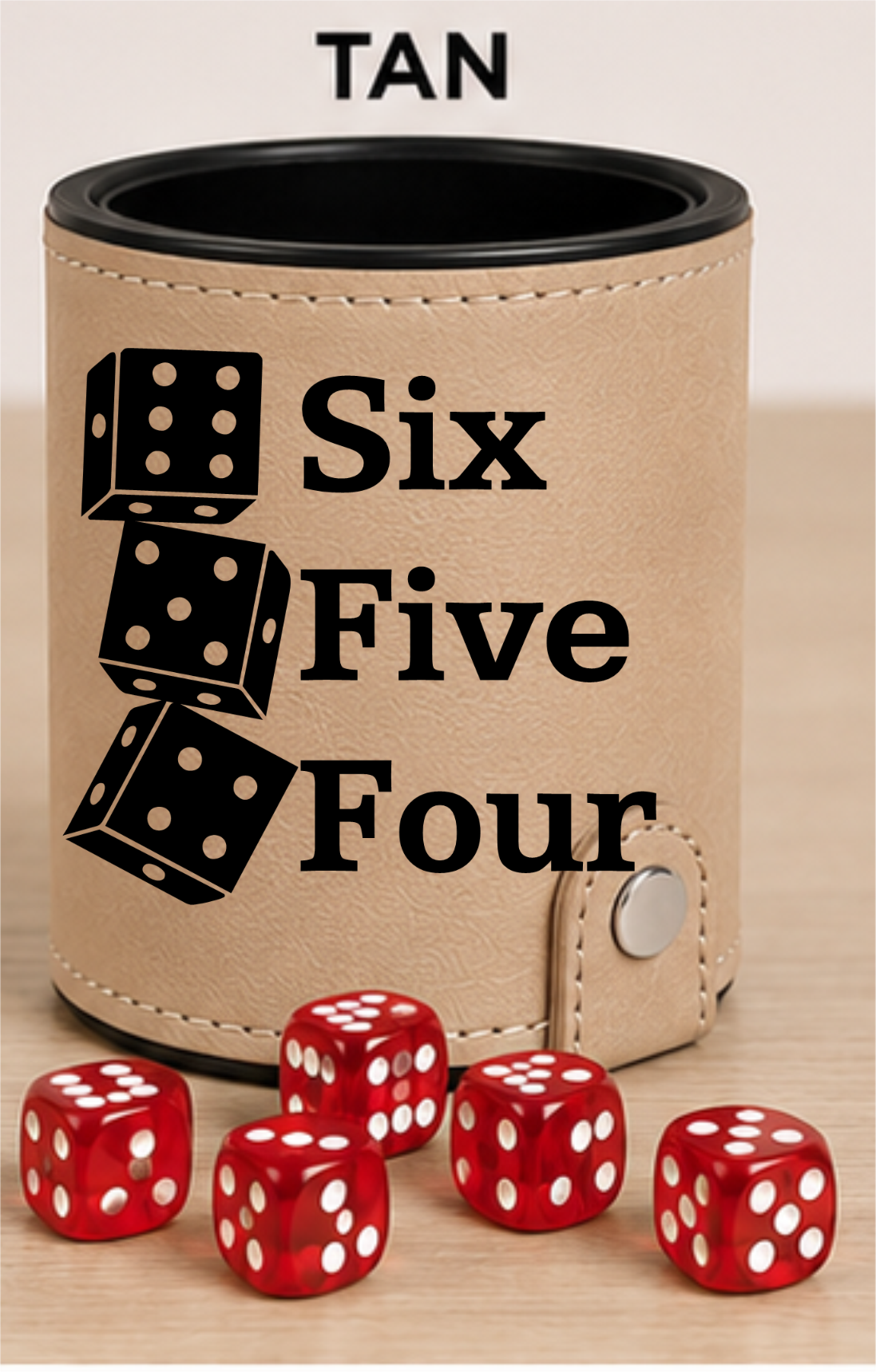 Dice Cup 654 - Leatherette Dice Cup