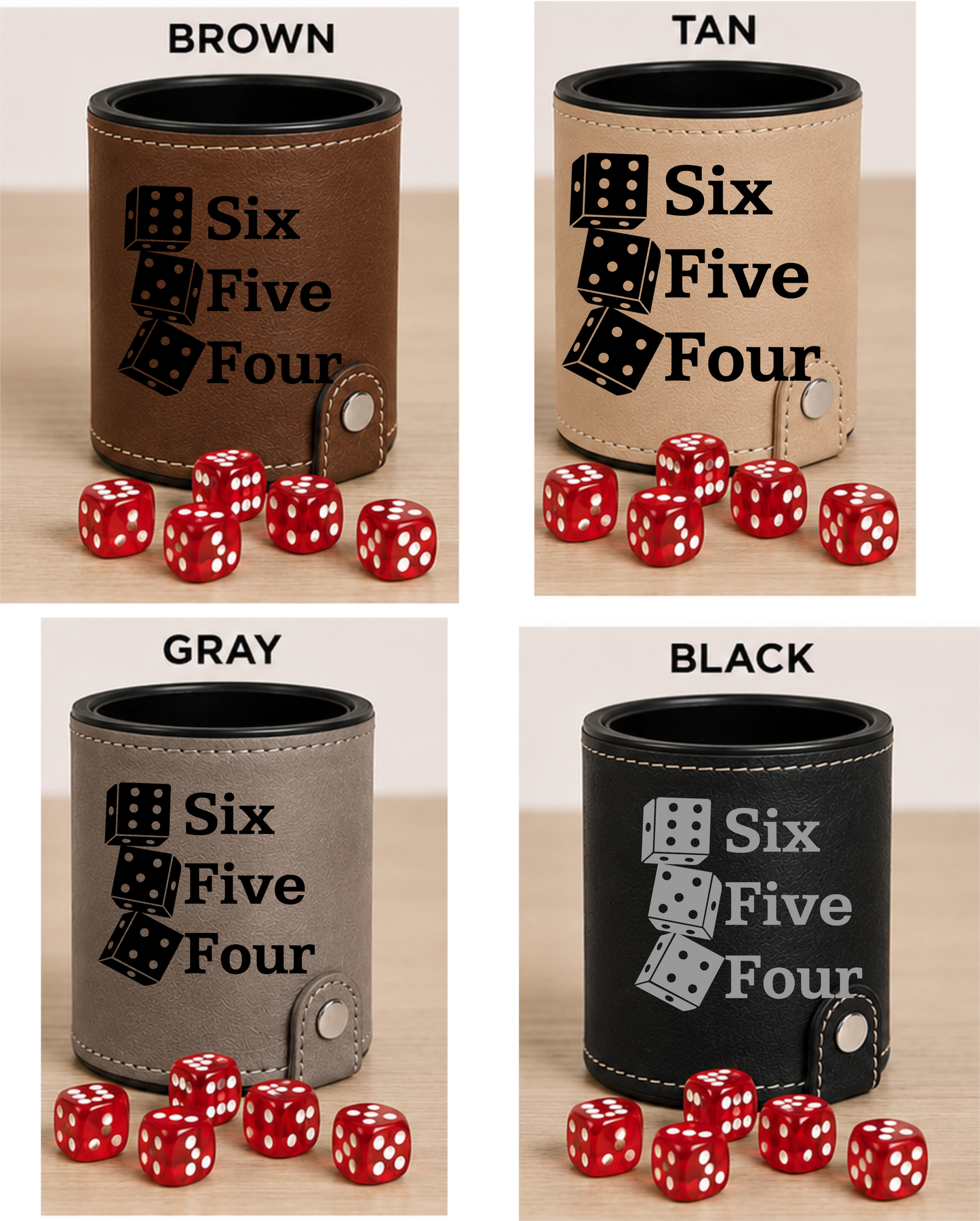 Dice Cup 654 - Leatherette Dice Cup
