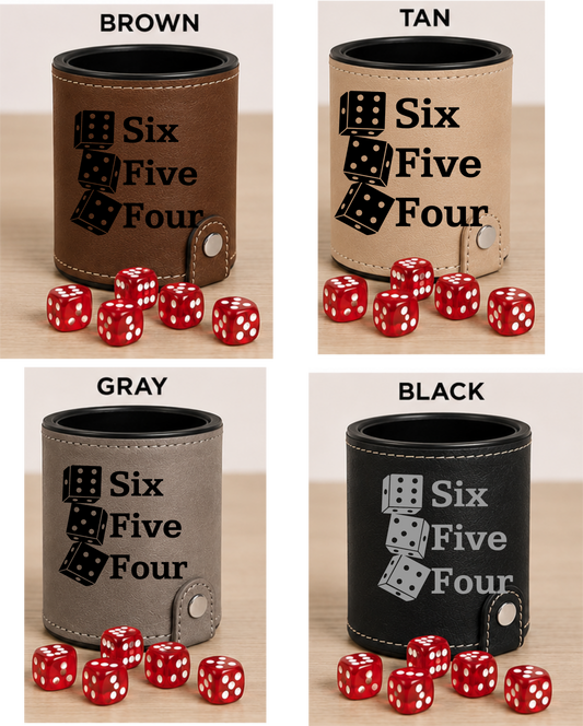 Dice Cup 654 - Leatherette Dice Cup