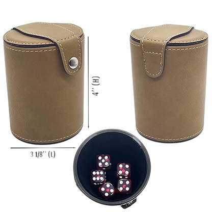 This Is How We Roll Leatherette Dice Cup