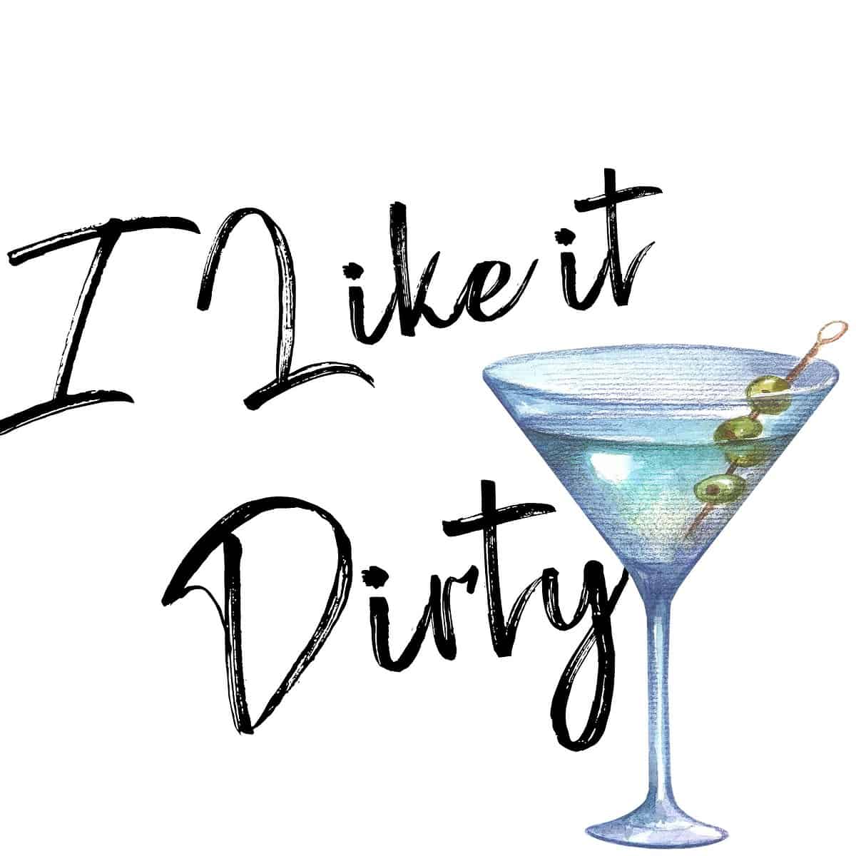 I Like it dirty Kitchen Towel image 0