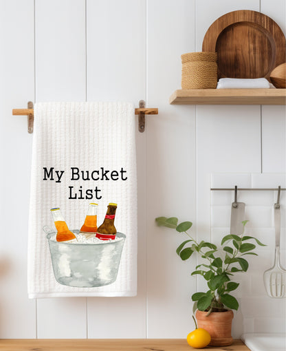 My Bucket List Kitchen Towel