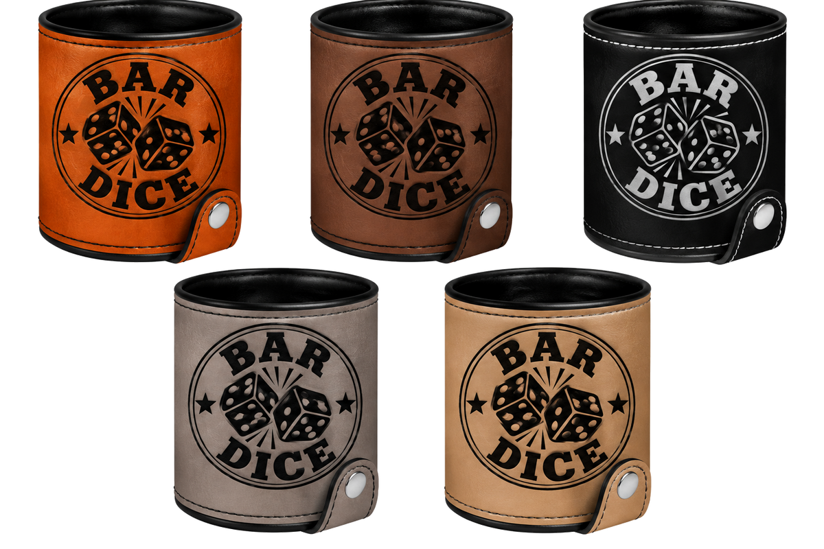 Bar Dice Leatherette Dice Cup