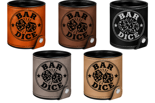 Bar Dice Leatherette Dice Cup