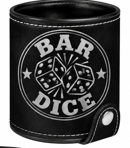 Bar Dice Leatherette Dice Cup