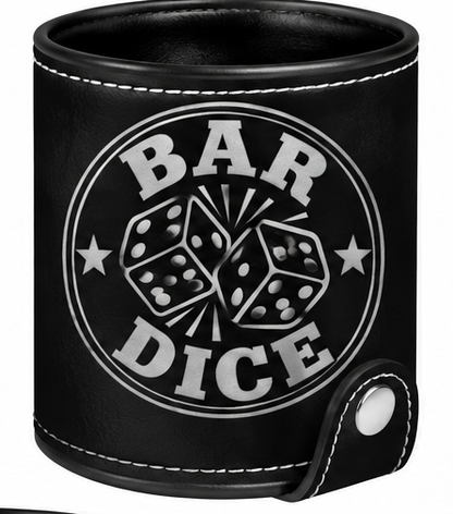 Bar Dice Leatherette Dice Cup