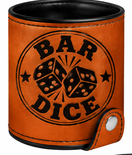 Bar Dice Leatherette Dice Cup