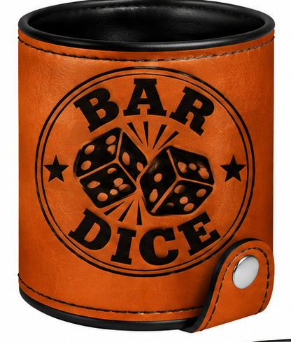 Bar Dice Leatherette Dice Cup
