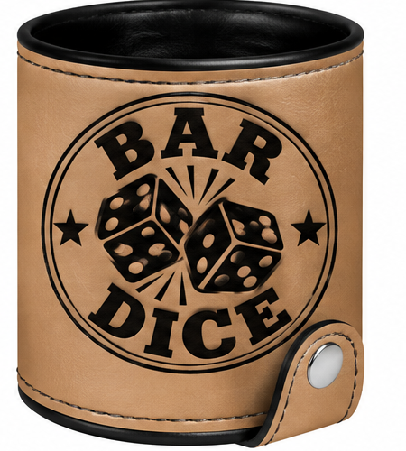 Bar Dice Leatherette Dice Cup