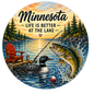 Car Coaster Minnesota Life is Better at the Lake