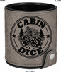Cabin Dice Leatherette Dice Cup