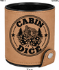 Cabin Dice Leatherette Dice Cup