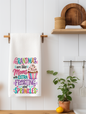 "Grandmas Are Like Moms With Extra Frosting & Sprinkles" Funny Kitchen Towel | Grandma Gift | SassySotaGirl
