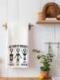 My Kind of Workout | Funny Wine Kitchen Towel | Wine Lover Gift
