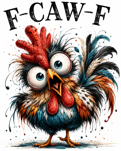 F-CAW-F Crazy Chicken Kitchen Towel