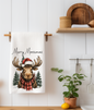 Merry Moosemas Kitchen Towel | Christmas Decor