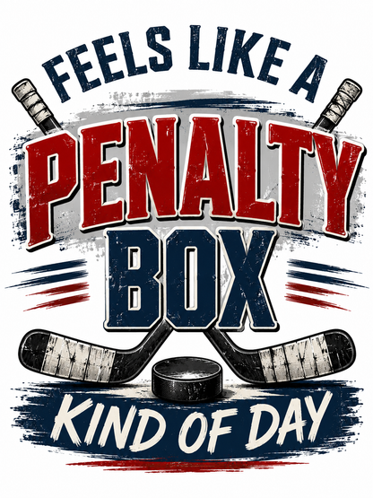 Feels Like a Penalty Box Kinda Day... Kitchen Towel | Sassy Hockey Fan Gift