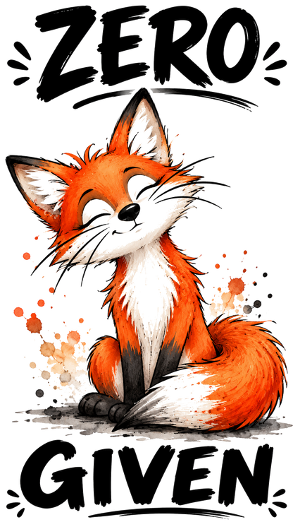 Zero Fox Given | Funny Kitchen Towel | Funny Gift
