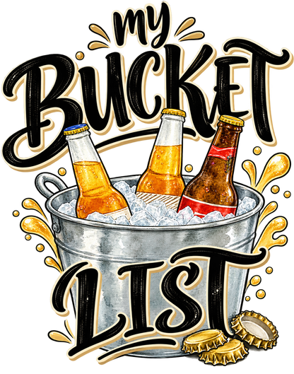 My Bucket List Funny Kitchen Towel