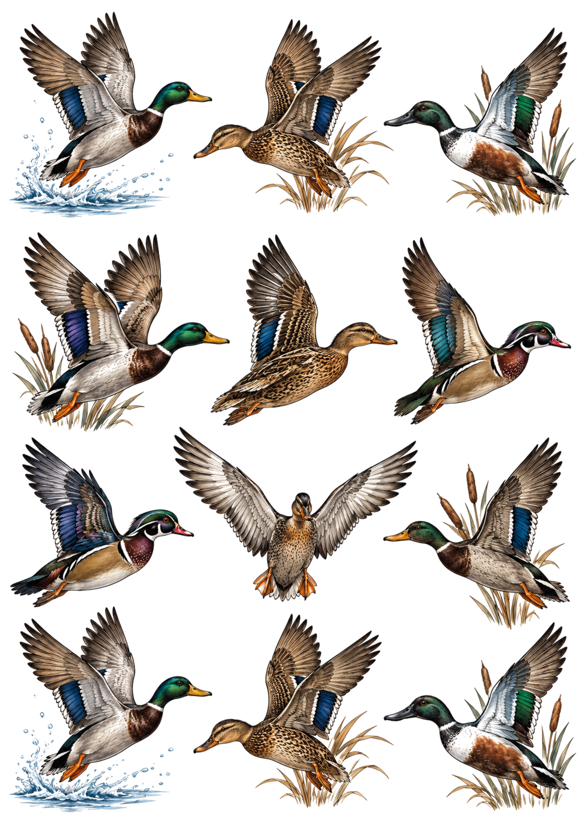Flying Mallards Kitchen Towel | Cabin Gift