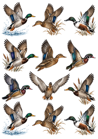 Flying Mallards Kitchen Towel | Cabin Gift