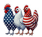 USA Chickens Kitchen Towel