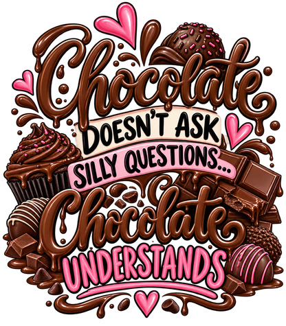 Chocolate Understands Kitchen Towel | Chocolate Lover Gift