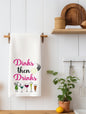 Dinks Then Pickleball Kitchen Towel