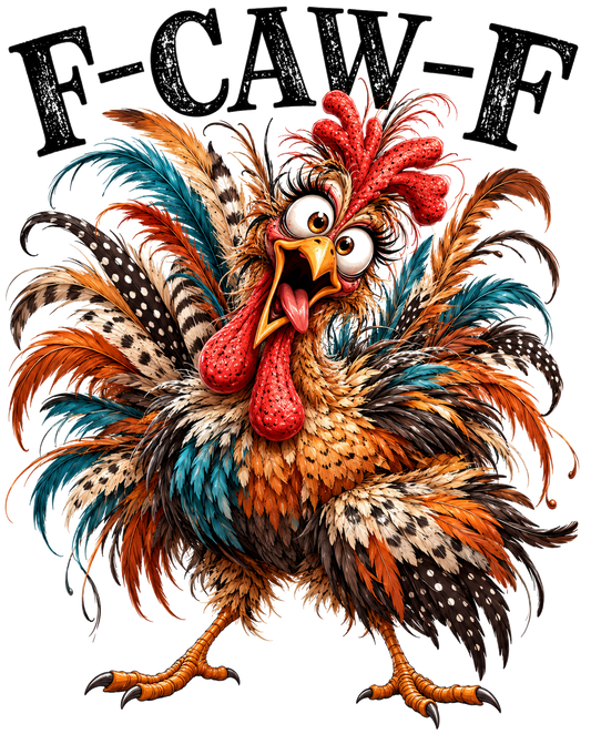 F-CAW-F Crazy Chicken | Funny Chicken Towel