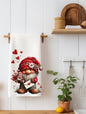 Valentines Gnome with Love Letter Kitchen Towel