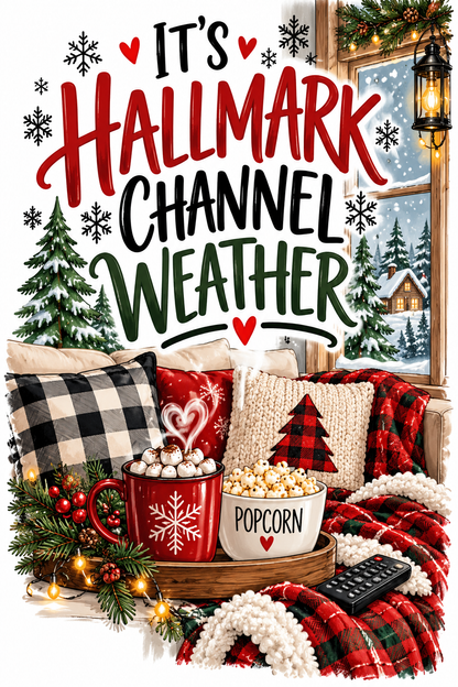 It's Hallmark Channel Weather Kitchen Towel | Christmas Decor