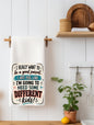 I really want to be a good parent.. Funny Kitchen Towel | Mom Funny Gift