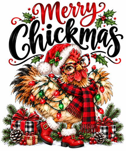 Merry Chickmas | Funny Chicken Towel